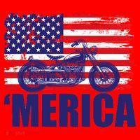 Merica USA Motorcycle  Santa Hat thumb 1