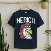 Merica Vintage Patriotic Bald Eagle T-Shirt thumb 2