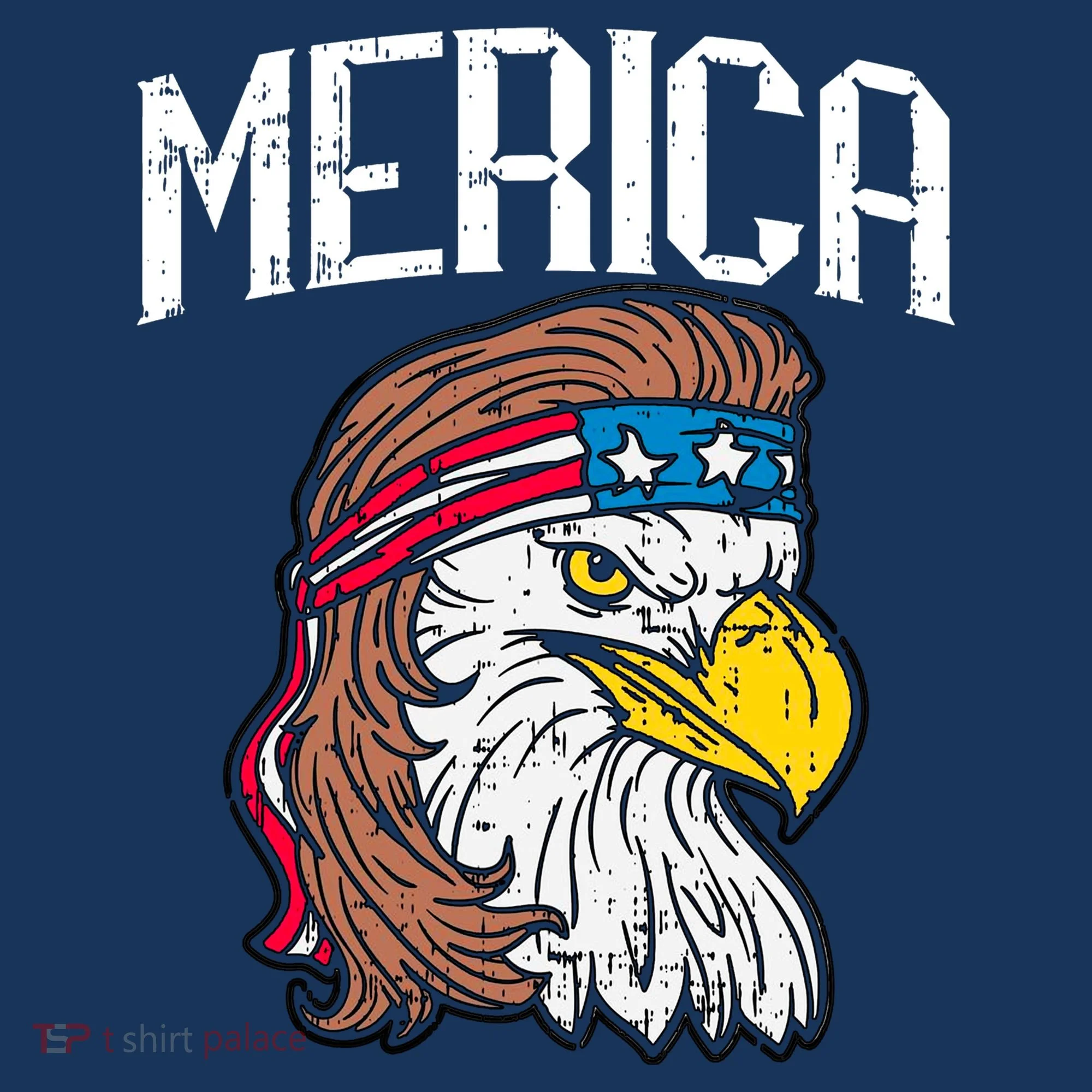 Merica Vintage Patriotic Bald Eagle Tote Bag