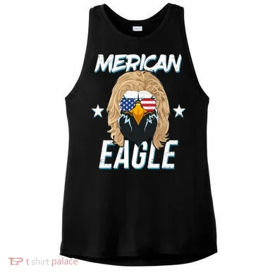 Merican Eagle Ladies PosiCharge Tri-Blend Wicking Tank
