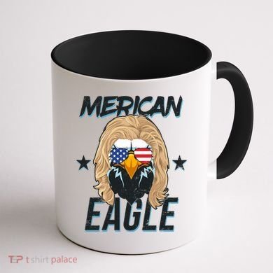 Merican Eagle Coffee Mug back