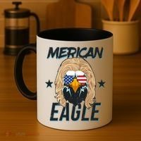 Merican Eagle Coffee Mug thumb 4