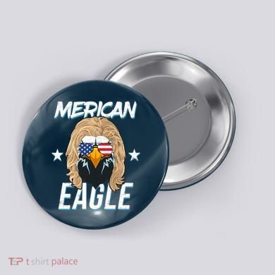 Merican Eagle Button