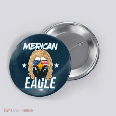 Merican Eagle Button