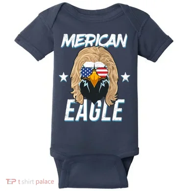 Merican Eagle Baby Bodysuit
