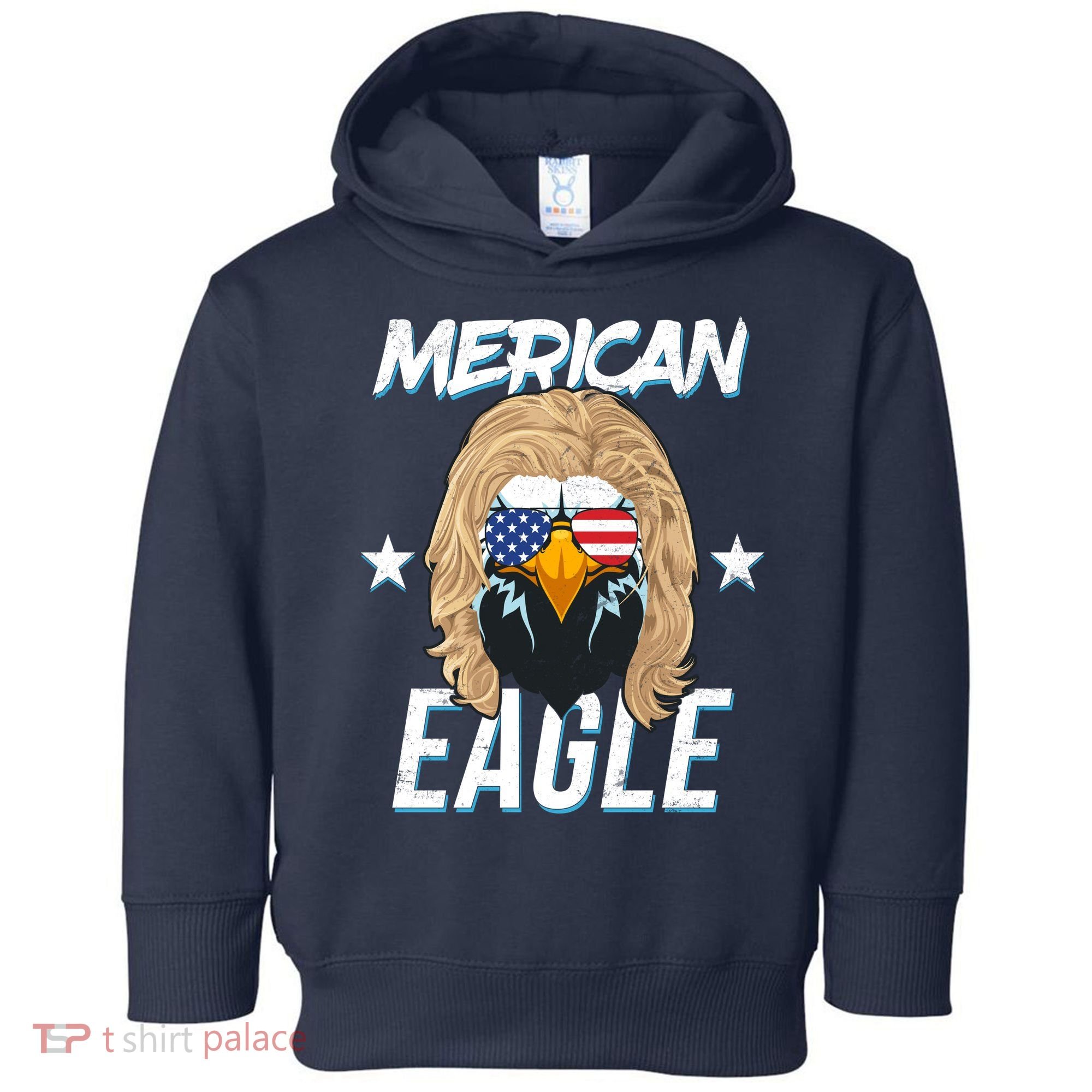 Merican Eagle Toddler Hoodie