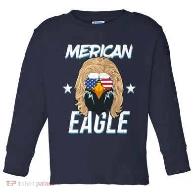 Merican Eagle Toddler Long Sleeve