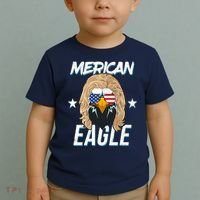 Merican Eagle Toddler T-Shirt thumb 2