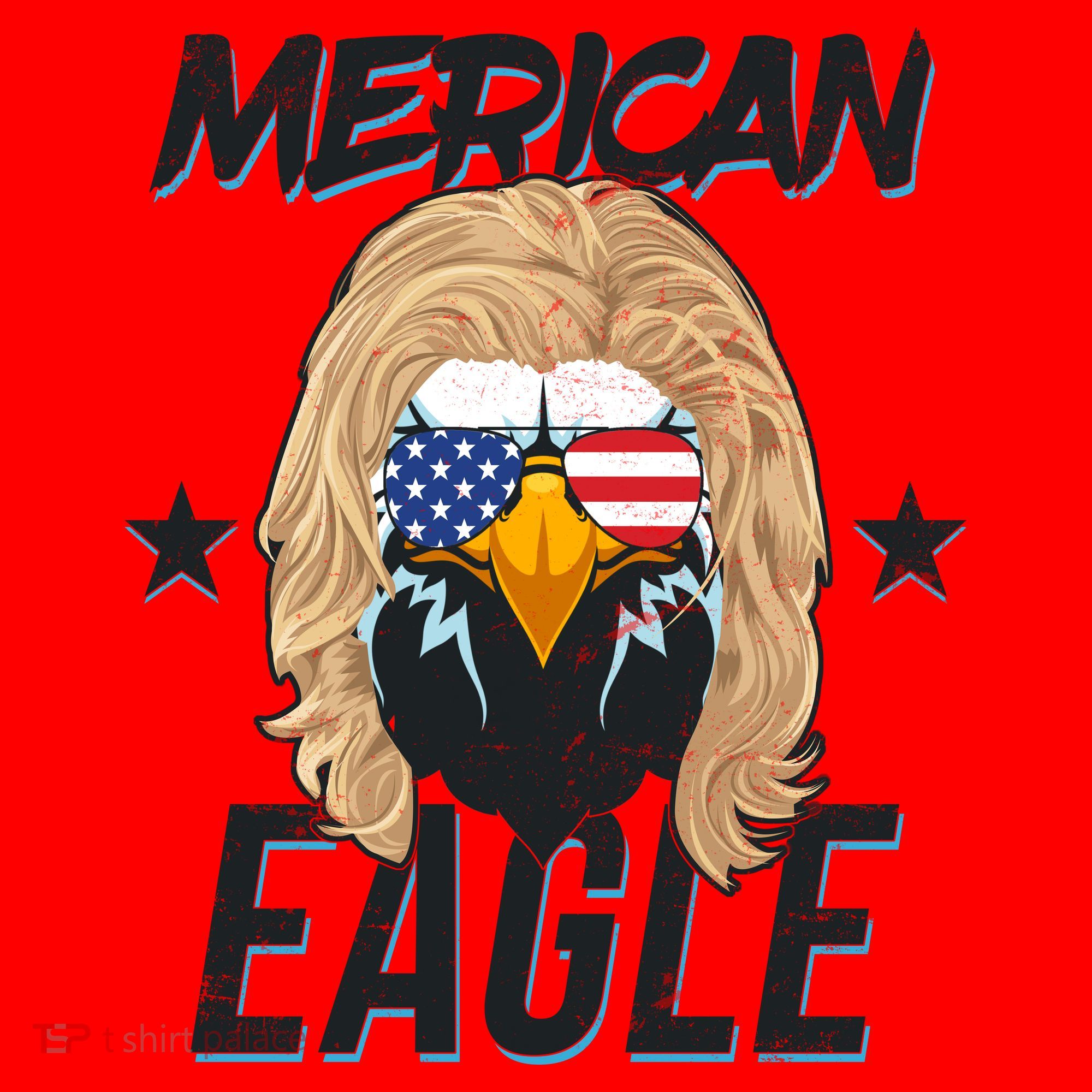 Merican Eagle Santa Hat
