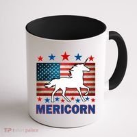 Mericorn American Unircorn Coffee Mug thumb 1