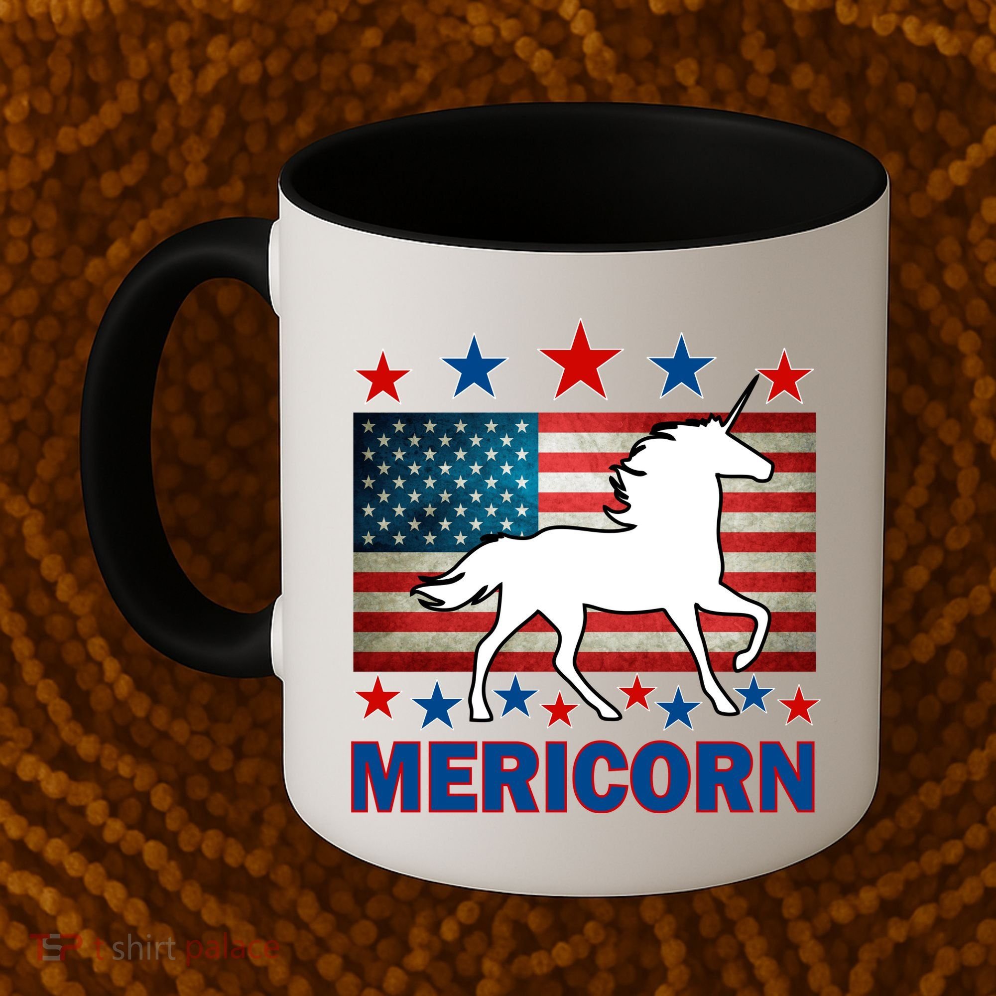 Mericorn American Unircorn Coffee Mug