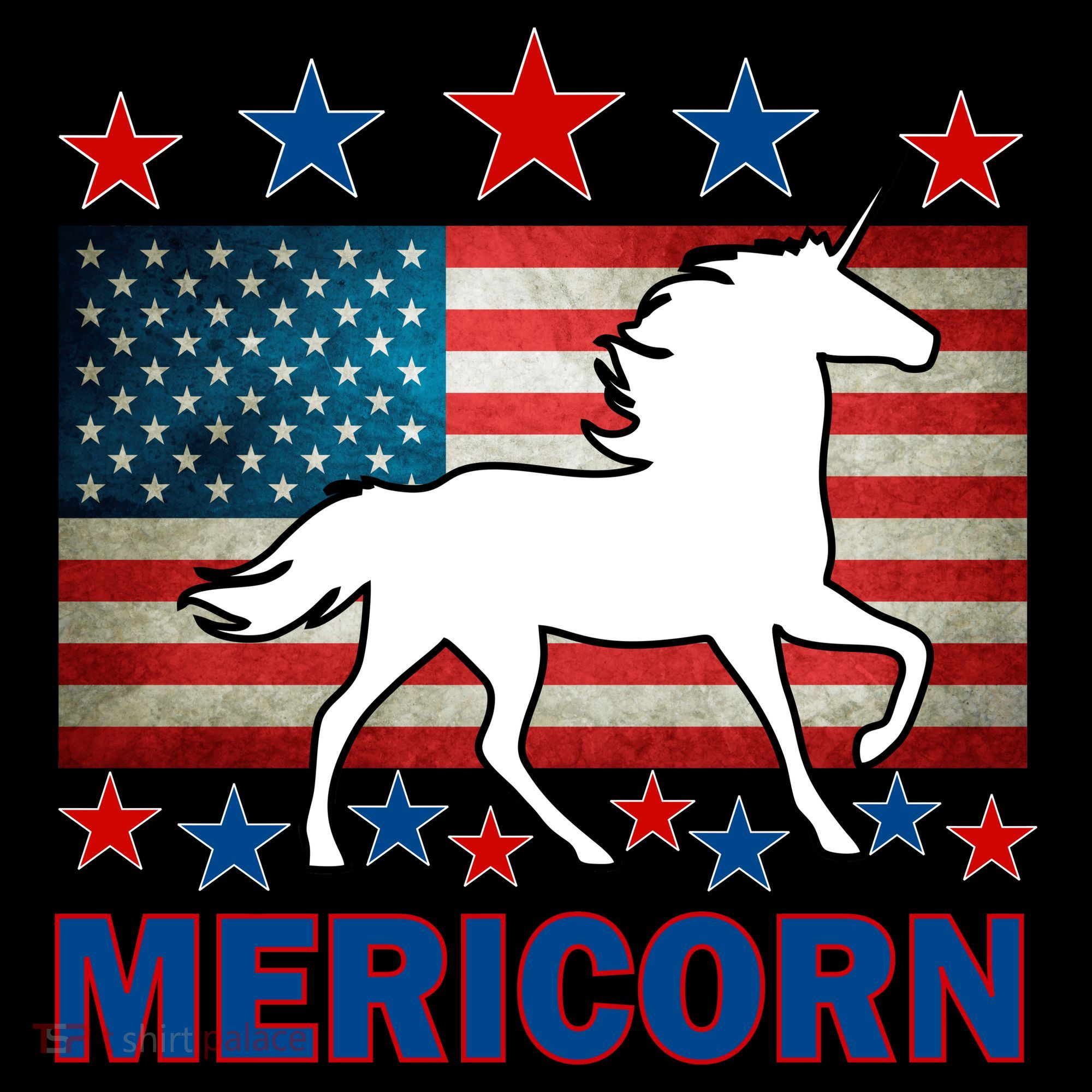 Mericorn American Unircorn Coffee Mug