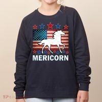 Mericorn American Unircorn Women's Sweatshirt thumb 0