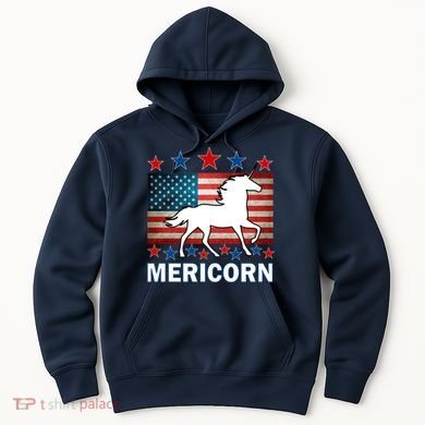 Mericorn American Unircorn Hoodie
