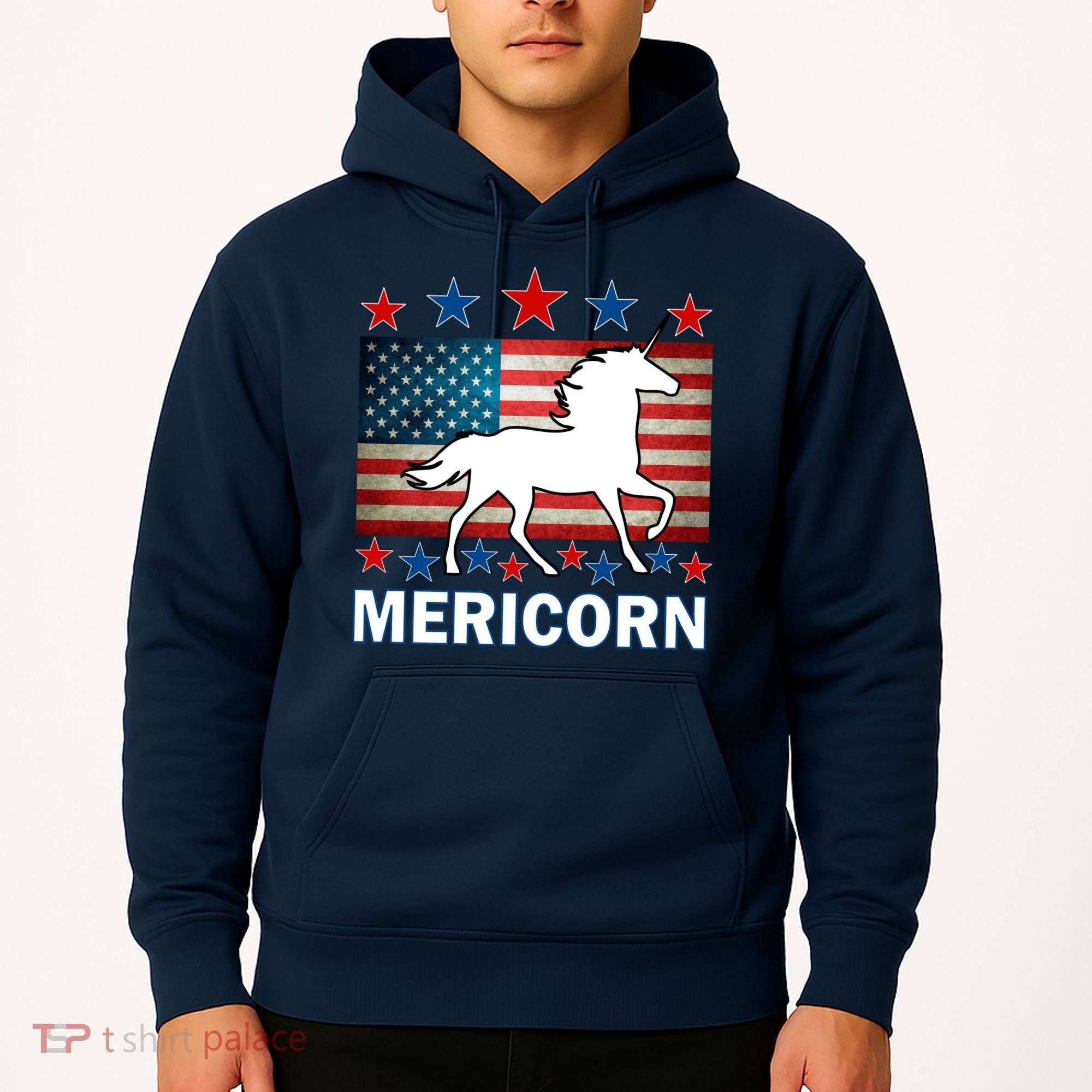 Mericorn American Unircorn Hoodie