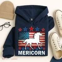 Mericorn American Unircorn Hoodie thumb 4