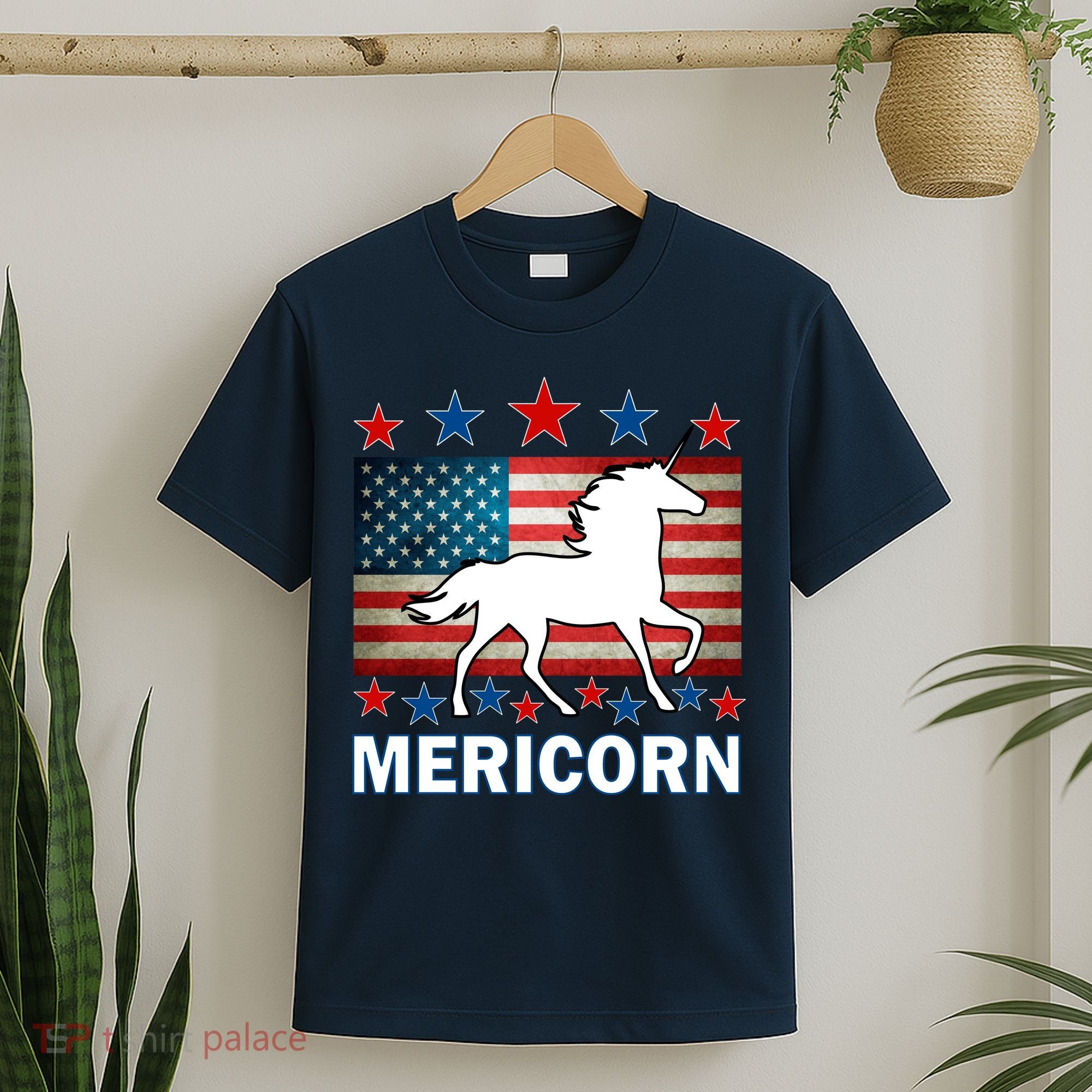 Mericorn American Unircorn T-Shirt