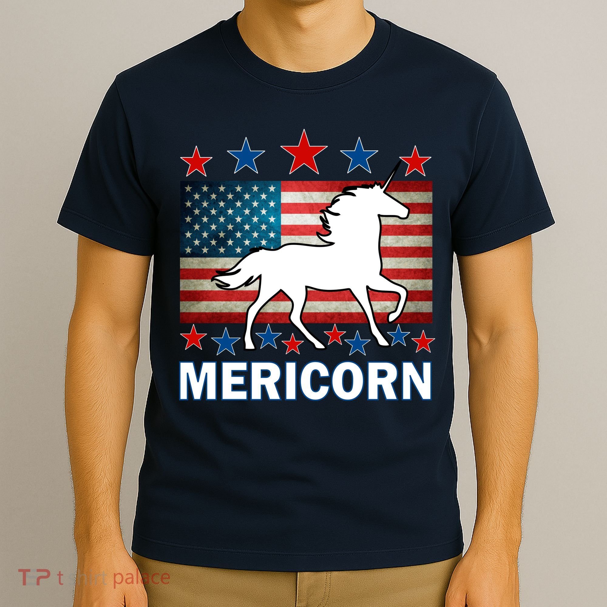 Mericorn American Unircorn T-Shirt