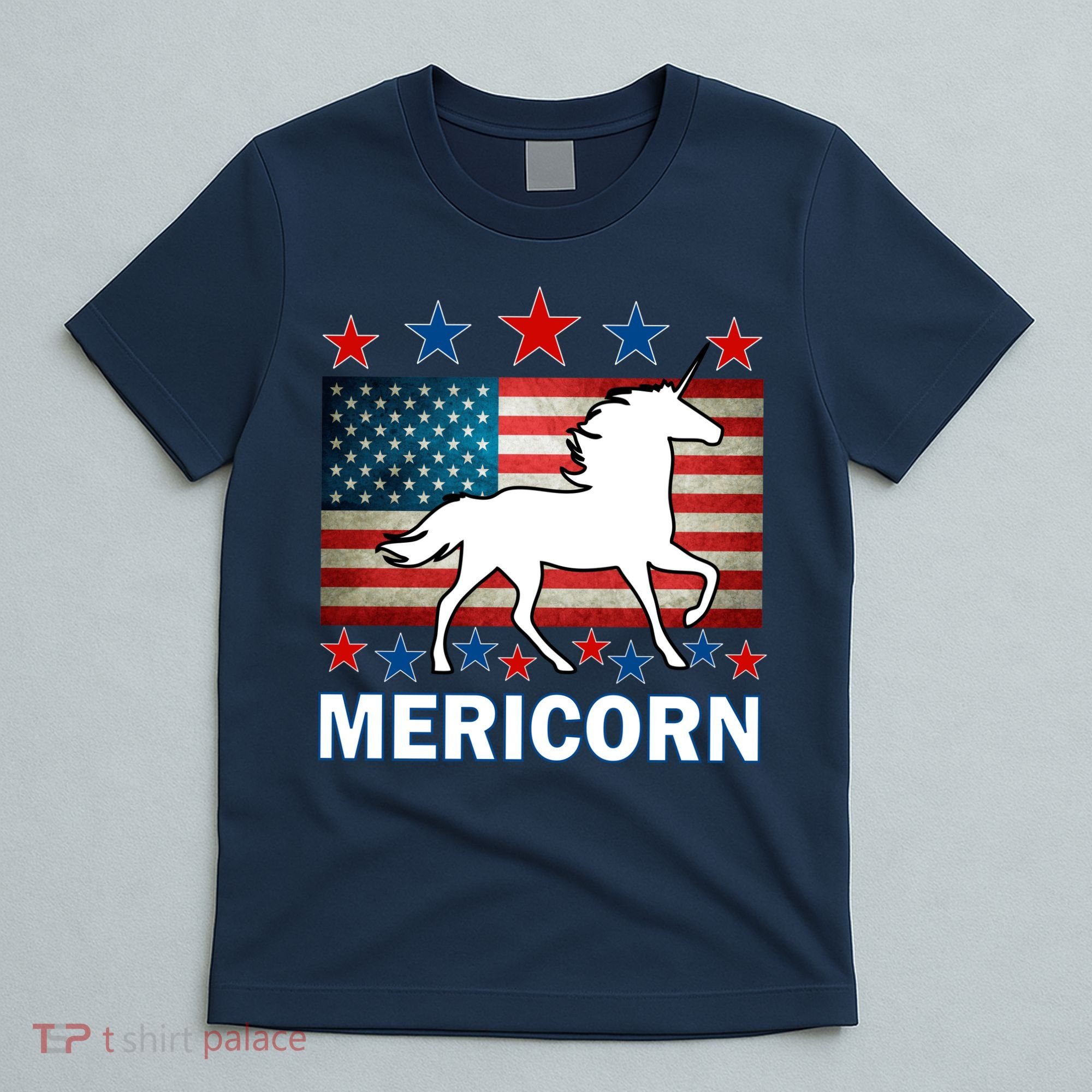 Mericorn American Unircorn T-Shirt