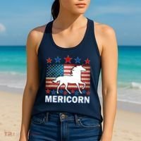 Mericorn American Unircorn Women's Tank Top thumb 2