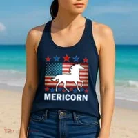Mericorn American Unircorn Women's Tank Top thumb 2