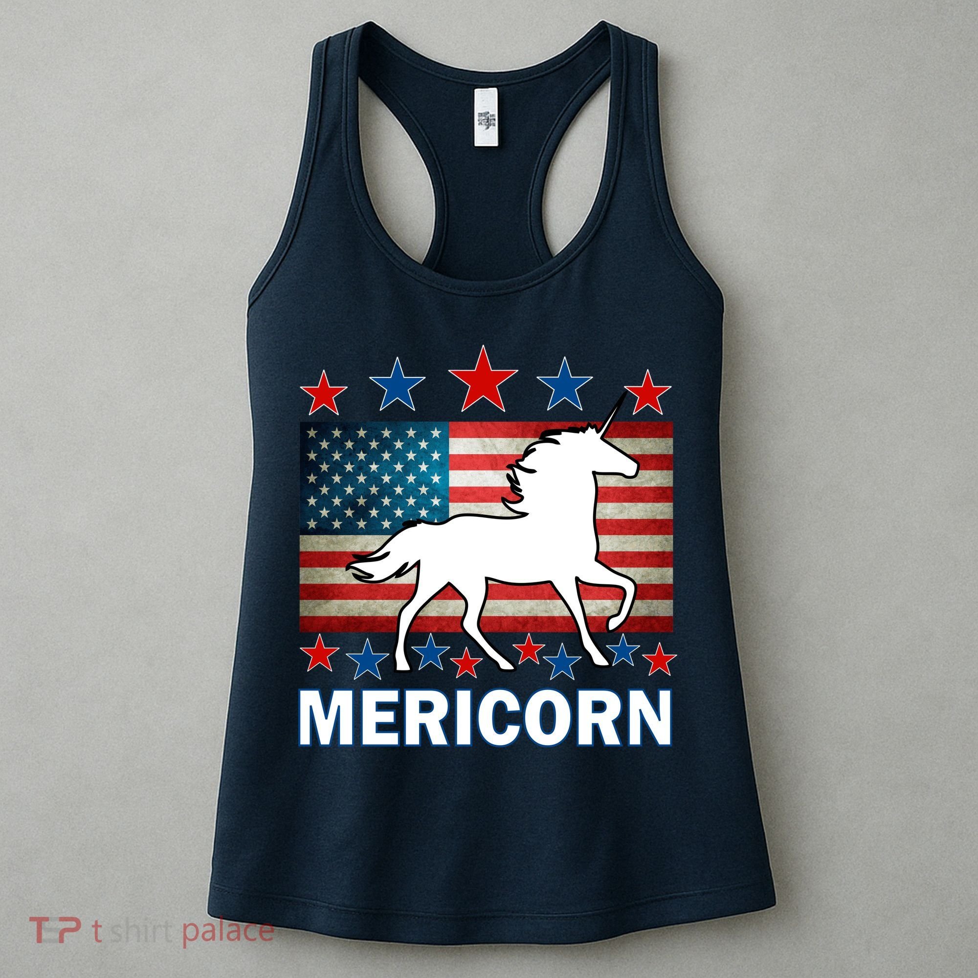Mericorn American Unircorn Women's Tank Top