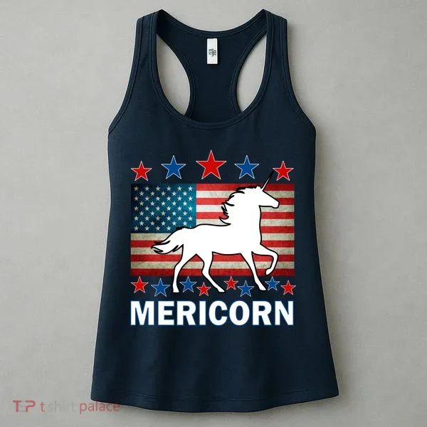 Mericorn American Unircorn Women's Tank Top