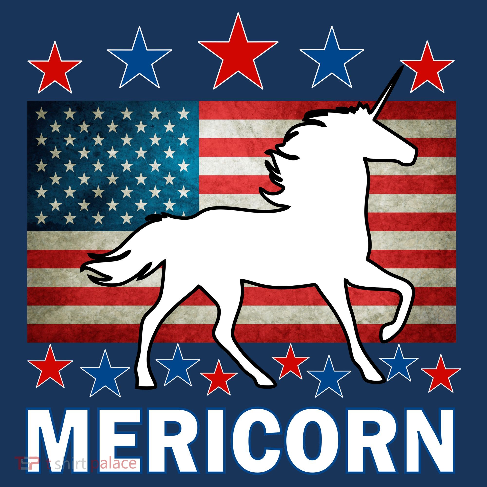 Mericorn American Unircorn Toddler Hoodie