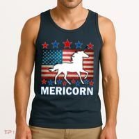 Mericorn American Unircorn Tank Top thumb 3