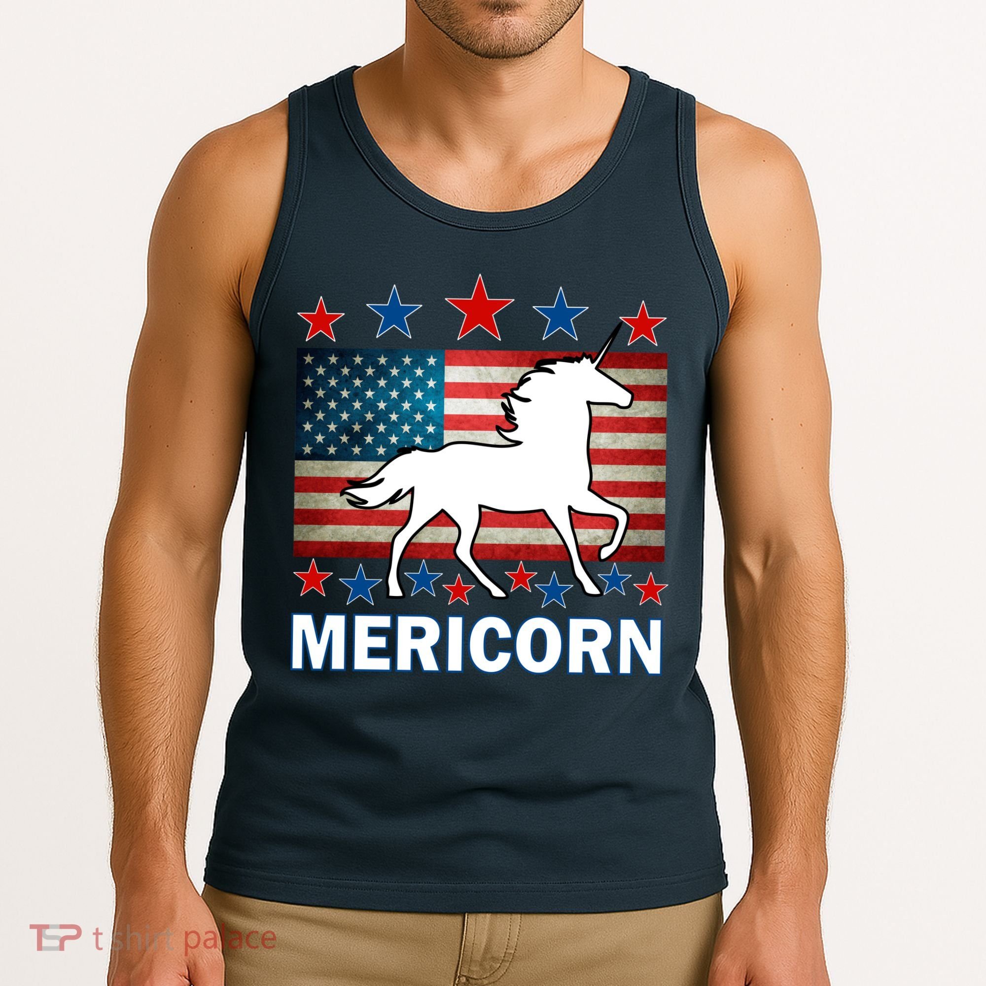Mericorn American Unircorn Tank Top