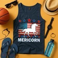 Mericorn American Unircorn Tank Top thumb 4