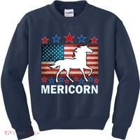 Mericorn American Unircorn Kids Sweatshirt thumb 0