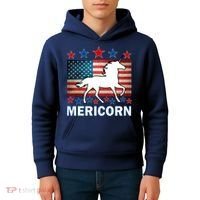 Mericorn American Unircorn Kids Hoodie thumb 4