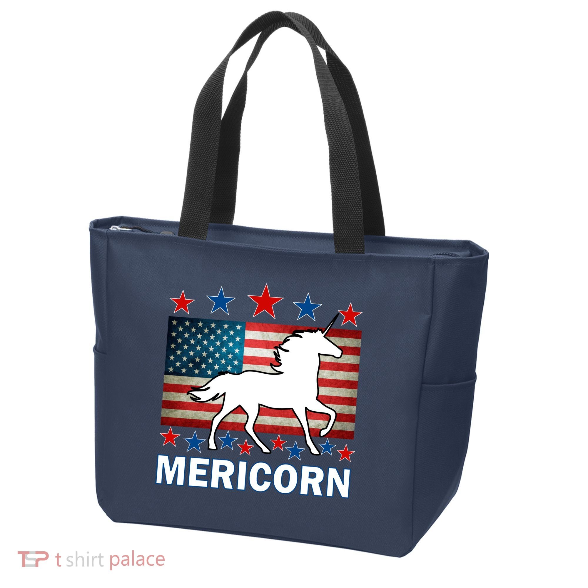 Mericorn American Unircorn Tote Bag