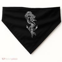 Mermaid Anchor USA-Made Doggie Bandana thumb 0