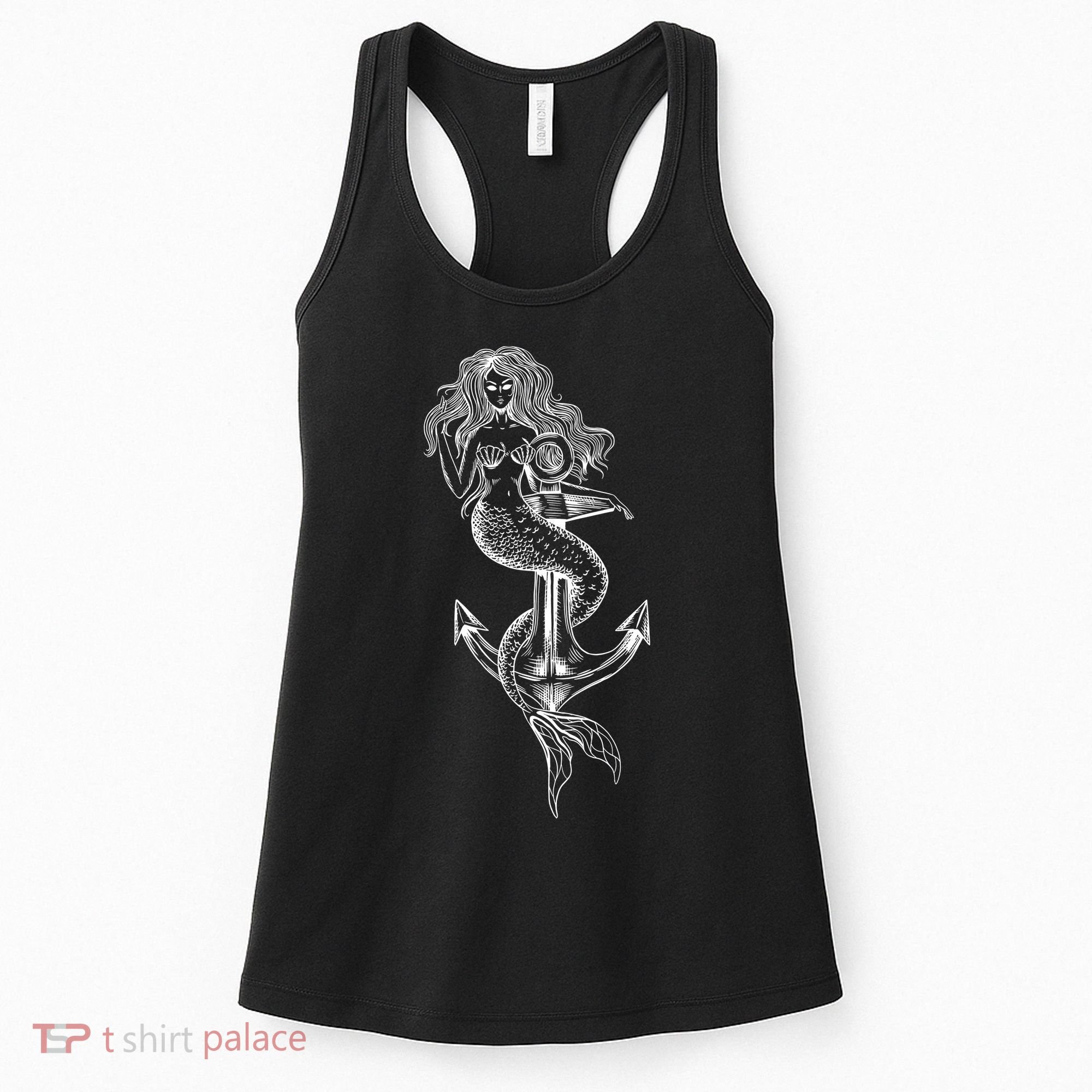 Mermaid Anchor Women's Tank Top