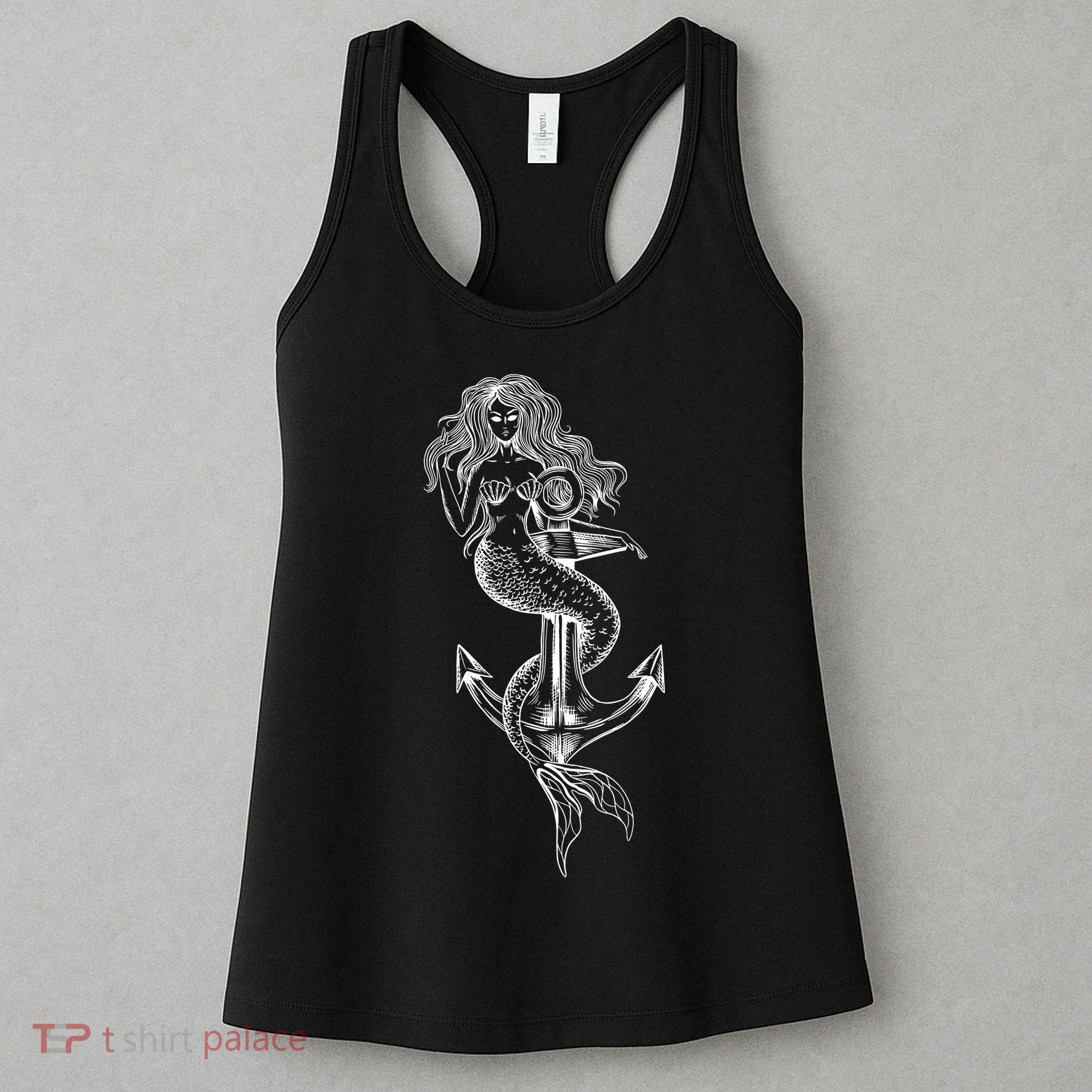 Mermaid Anchor Women's Tank Top