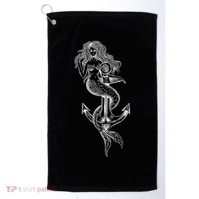 Mermaid Anchor Golf Towel