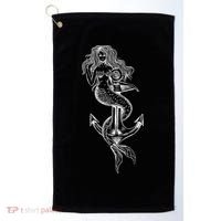 Mermaid Anchor Golf Towel thumb 0