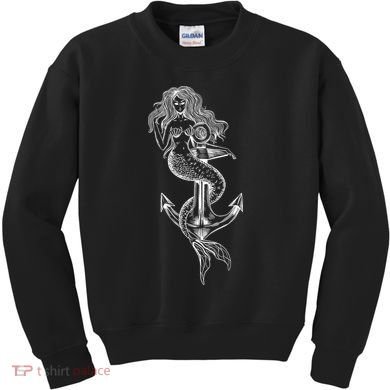 Mermaid Anchor Kids Sweatshirt