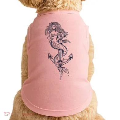 Mermaid Anchor Doggie Tank