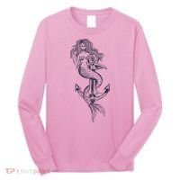Mermaid Anchor Long Sleeve Shirt thumb 0