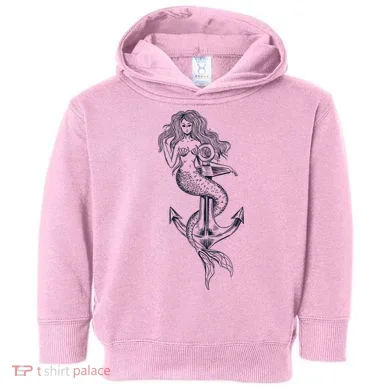 Mermaid Anchor Toddler Hoodie