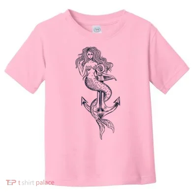 Mermaid Anchor Toddler T-Shirt
