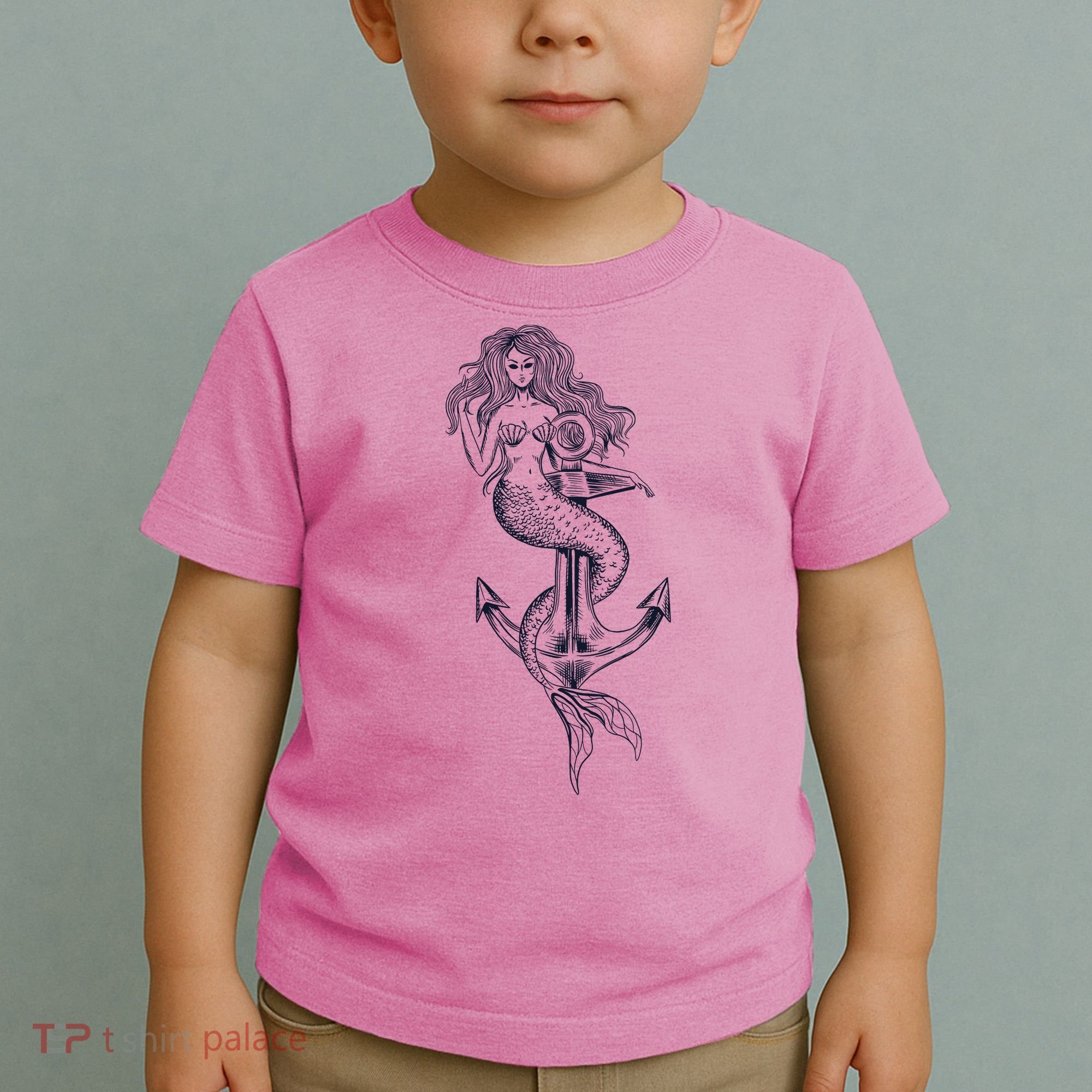 Mermaid Anchor Toddler T-Shirt