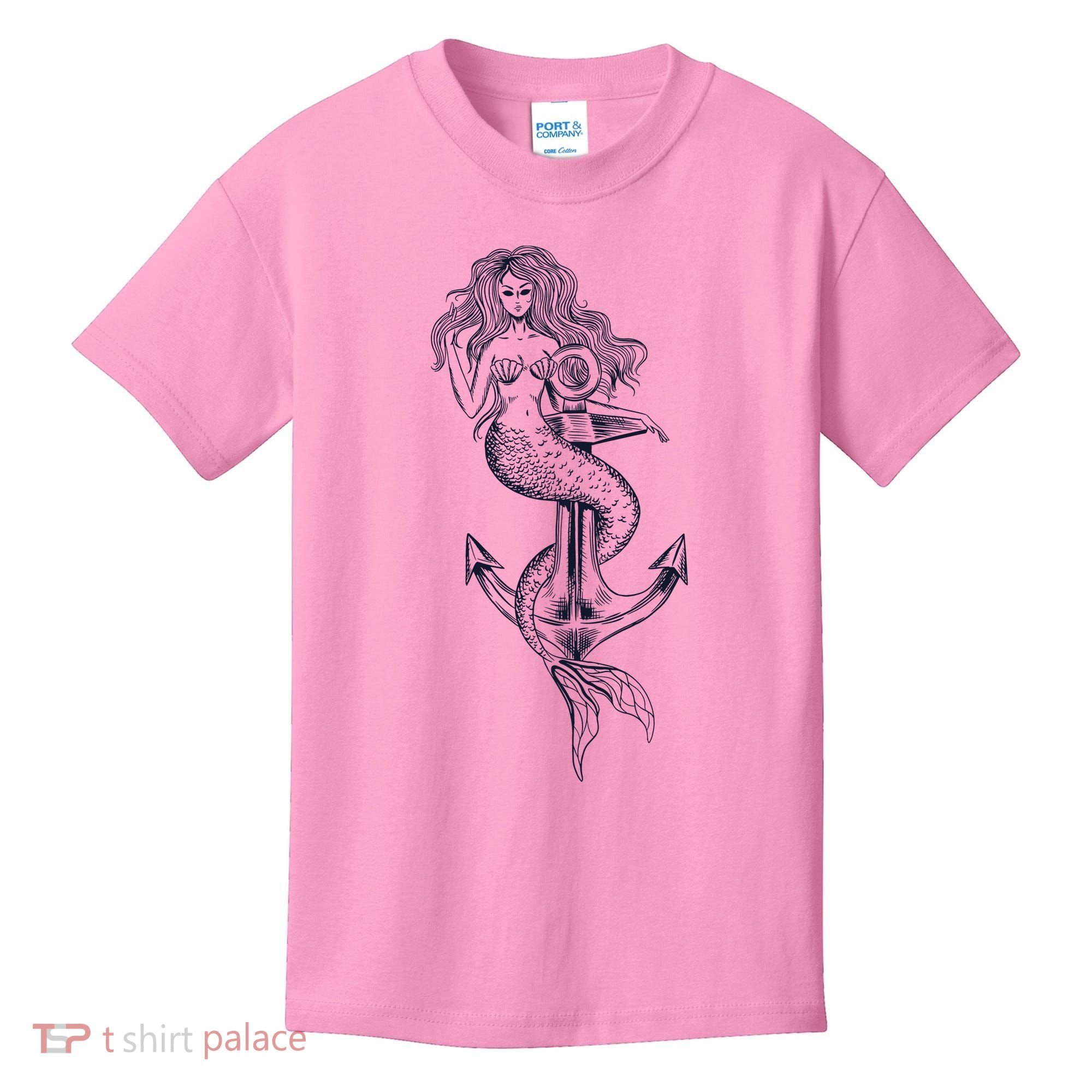 Mermaid Anchor Kids T-Shirt