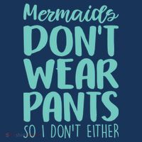 Mermaid Don't Wear Pants Apron thumb 3