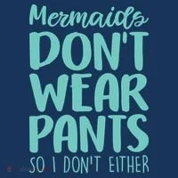 Mermaid Don't Wear Pants Kids Sweatshirt thumb 2