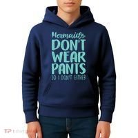Mermaid Don't Wear Pants Kids Hoodie thumb 4