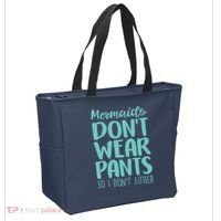 Mermaid Don't Wear Pants Tote Bag thumb 2